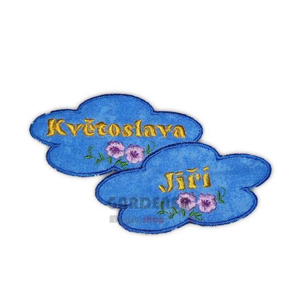 Textiln&iacute; vy&scaron;&iacute;van&eacute; jmenovky